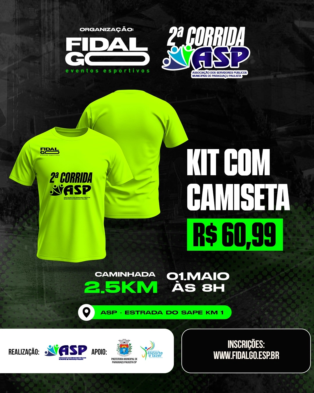 Caminhada Com Camiseta