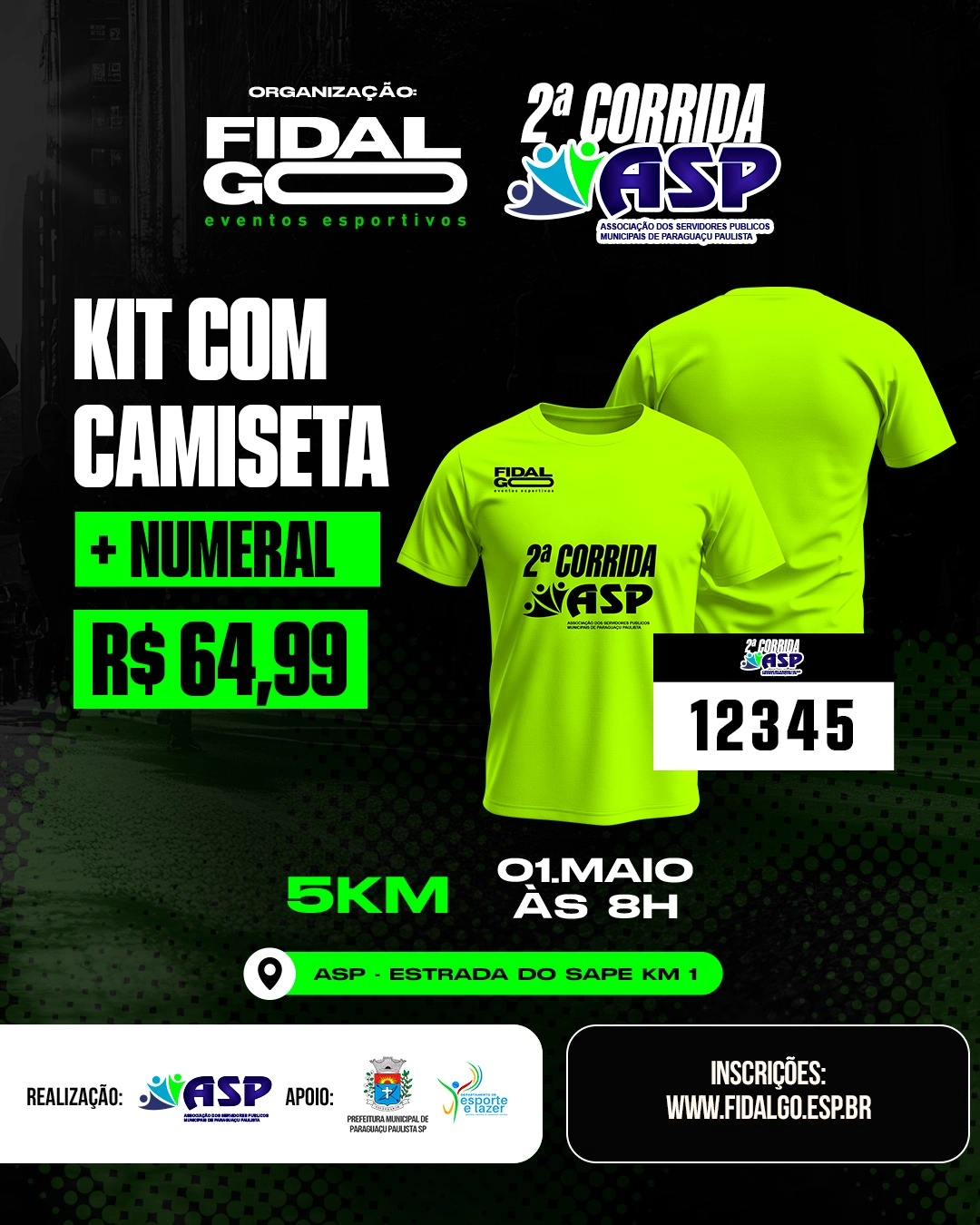 Corrida Com Camiseta